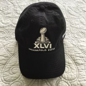 Superbowl Xlvi 2012 Indianapolis Adjustable Reebok Baseball Cap